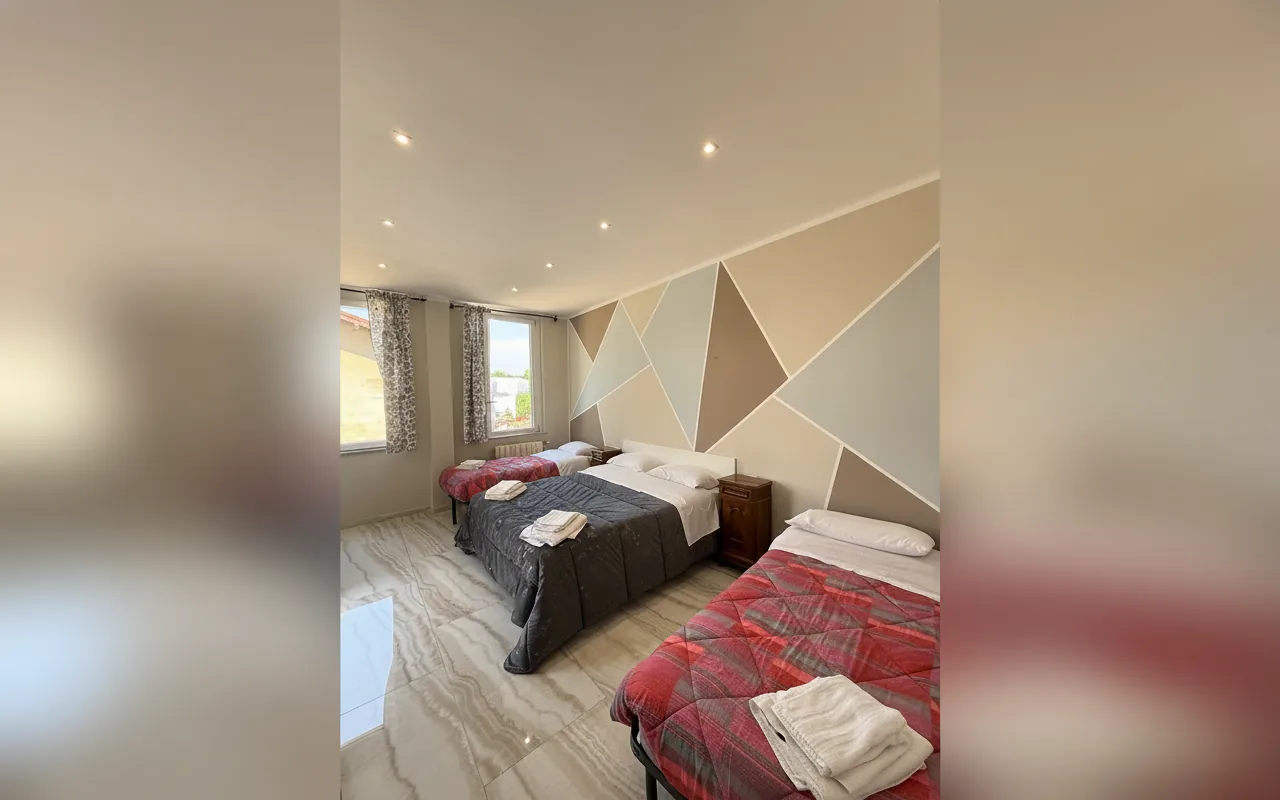 Camera con bagno privato — Rooms Vincanto, Salsomaggiore Terme (Emilia-Romagna) (foto 3)